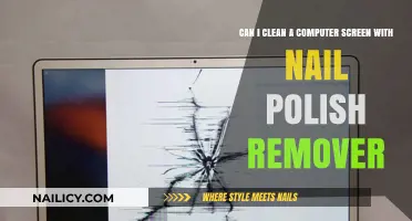 Cleaning Computer Screens: Nail Polish Remover Safe?