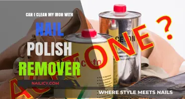 Cleaning Your Iron: Nail Polish Remover to the Rescue