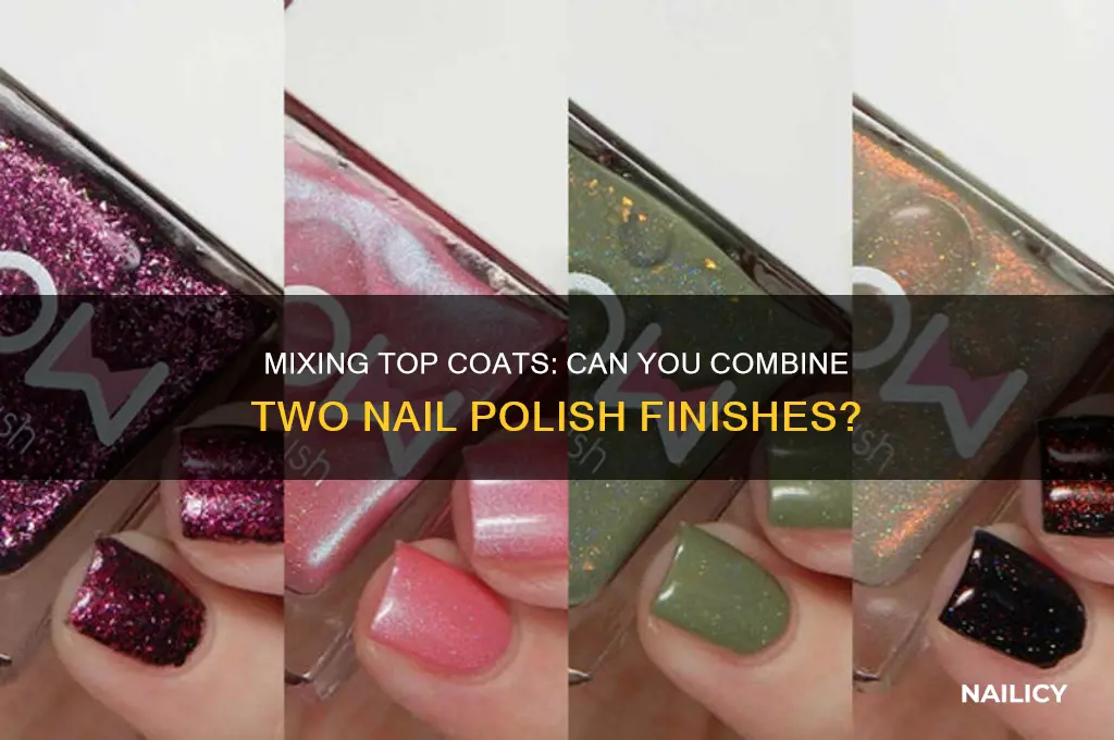 can i combine 2 top coat nail polish