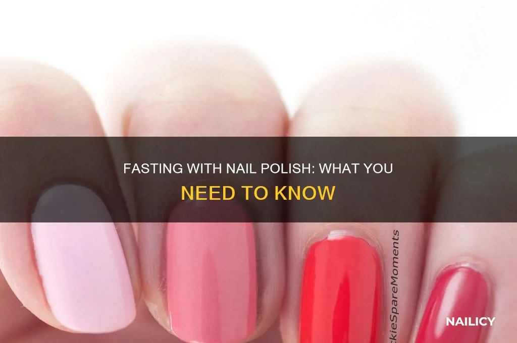 can i fast with nail polish on