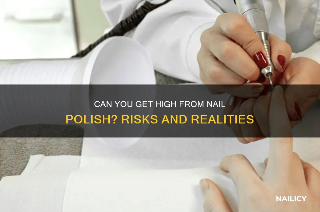 can i gwt high off of nail polish