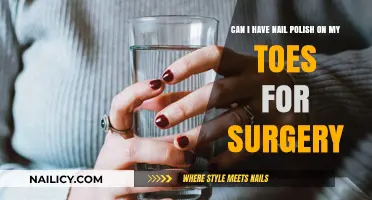 Nail Polish on Toes for Surgery: What You Need to Know