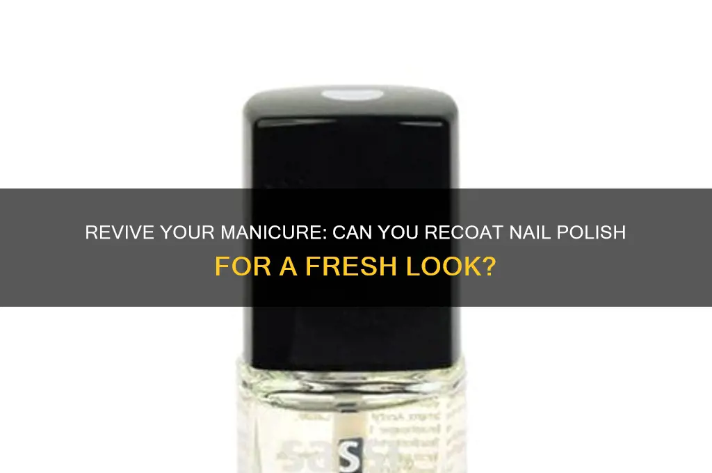 can i just recoat nail polish