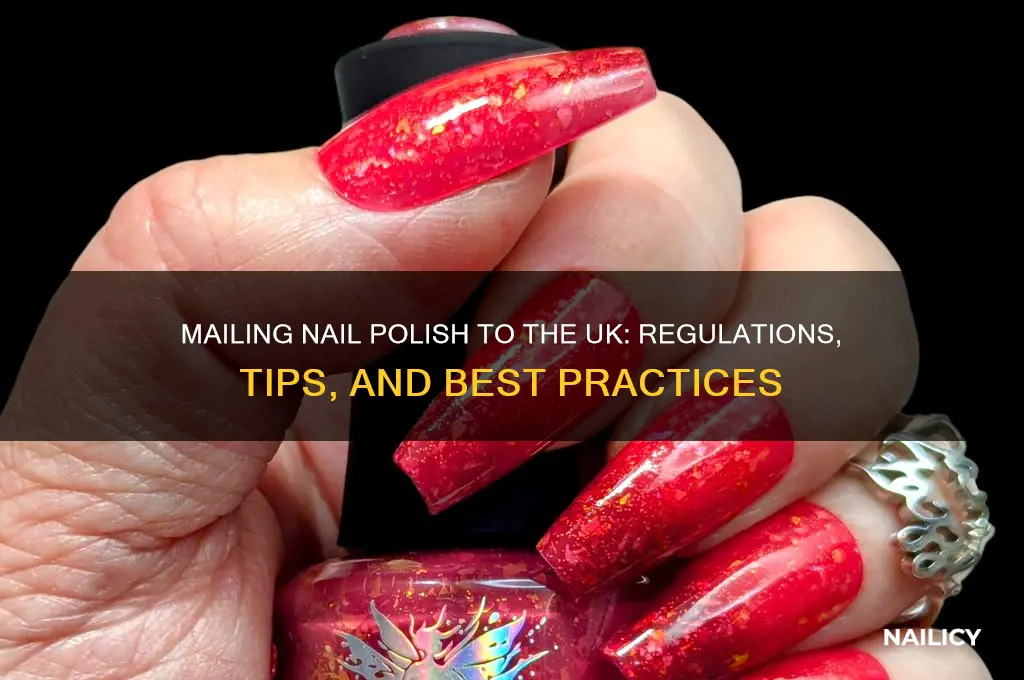 can i mail nail polish to the uk