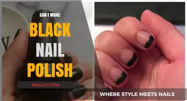 DIY Black Nail Polish: Easy Homemade Recipe for Dark Manicures