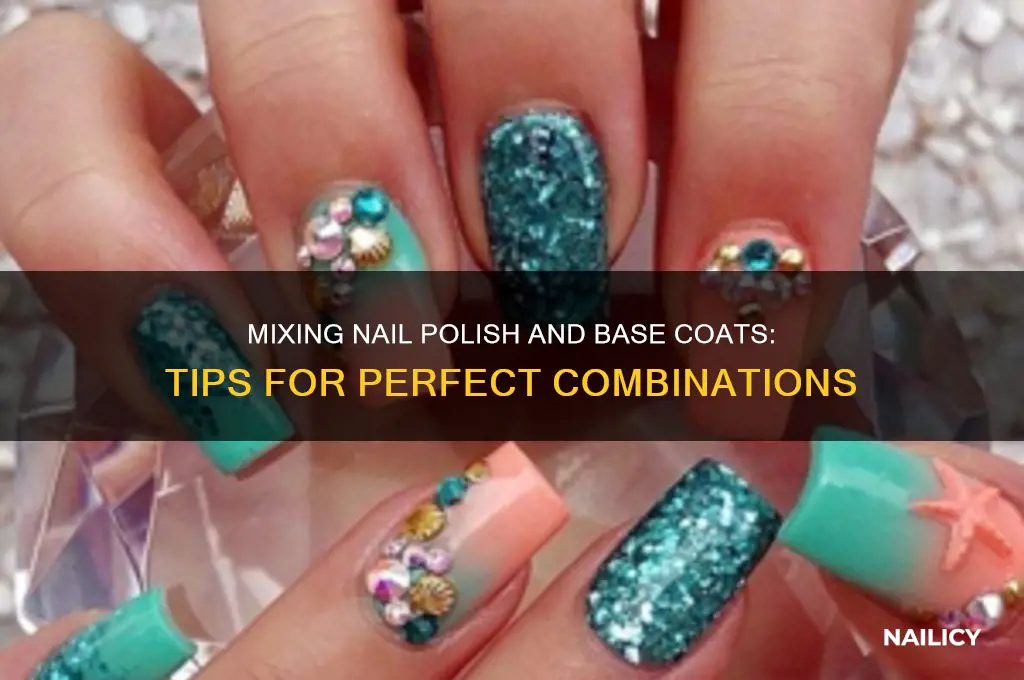 can i mix and match nail polish and base coat