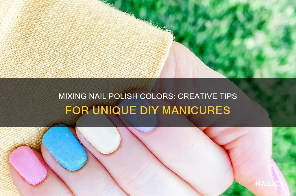 can i mix nail polish colors