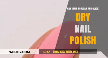 Mixing Regular and Quick Dry Nail Polish: Tips and Tricks