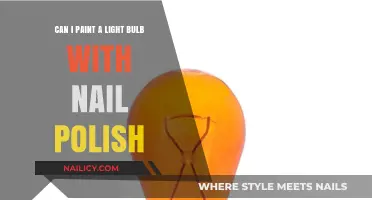 Painting Light Bulbs with Nail Polish: Creative DIY or Safety Hazard?