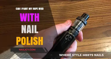 Painting Your Vape Mod with Nail Polish: Creative DIY Tips