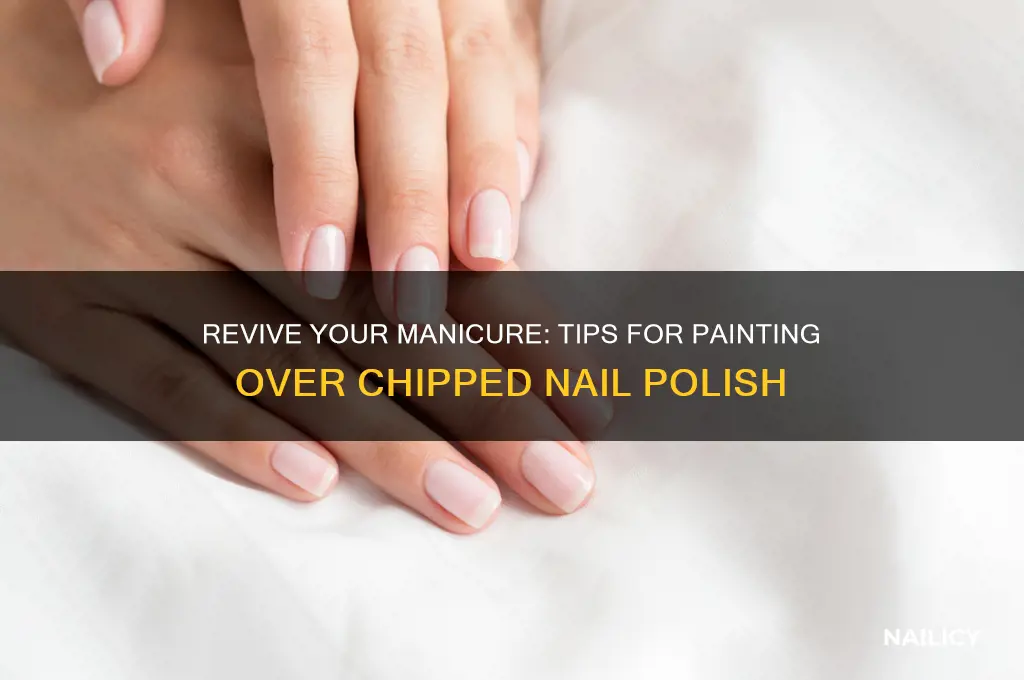 can i paint over chipped nail polish