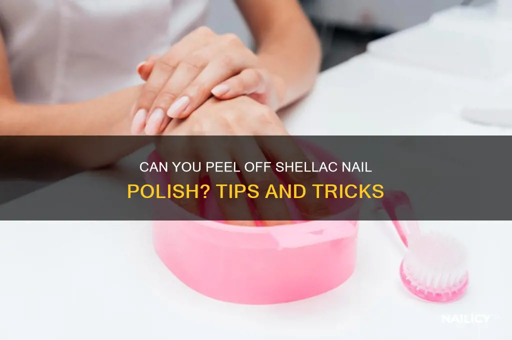 can i peel off shellac nail polish