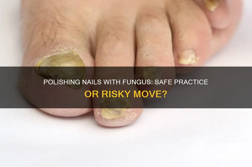 can i polish my nails with fungus