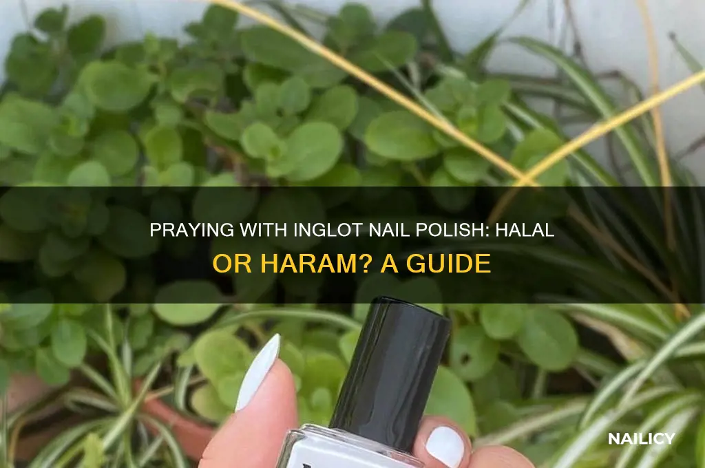 can i pray with inglot nail polish
