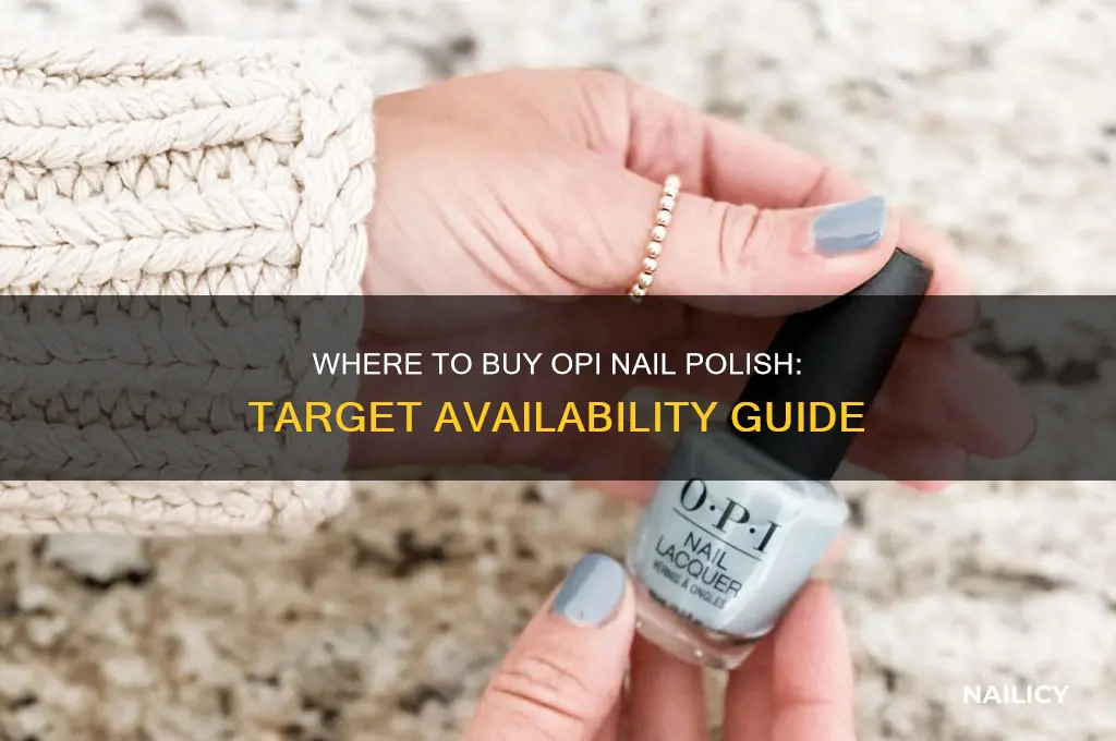 can i purchase opi nail polish at target