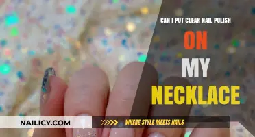 Clear Nail Polish on Jewelry: A Necklace-Saving Hack or Harm?