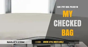 Can You Pack Nail Polish in Checked Luggage? TSA Rules Explained
