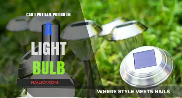 Can You Safely Apply Nail Polish to a Light Bulb?