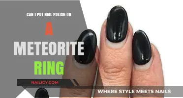 Nail Polish on Meteorite Rings: Safe or Risky Idea?