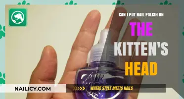 Is It Safe to Apply Nail Polish on a Kitten's Head?