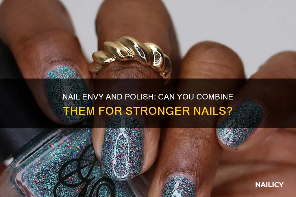 can i put nail polish over nail envy