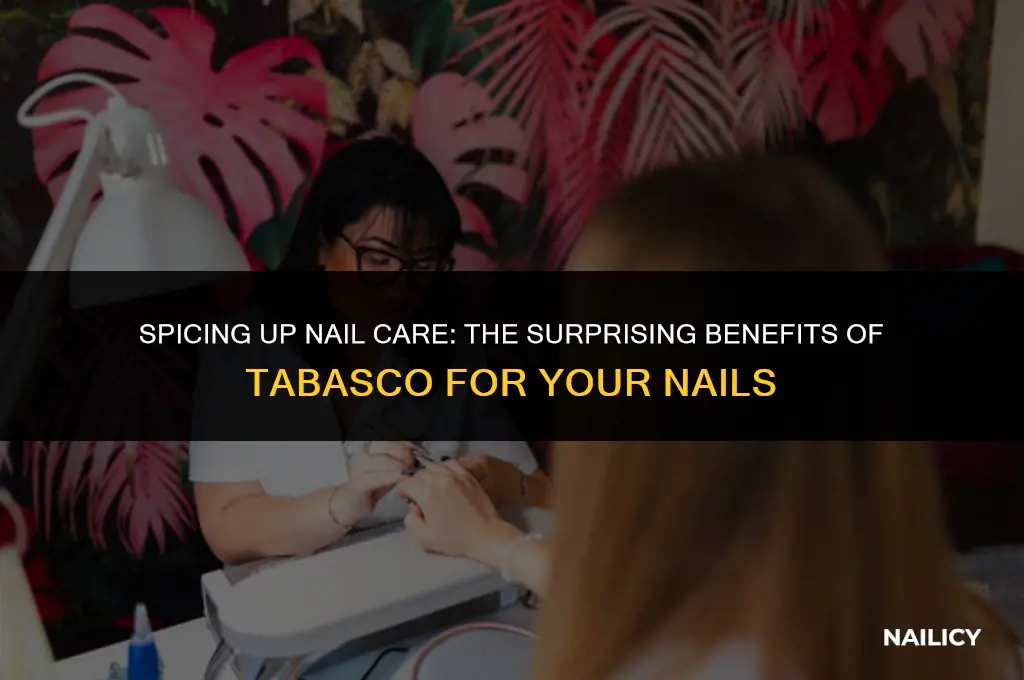 can i put tabbasco on my nails
