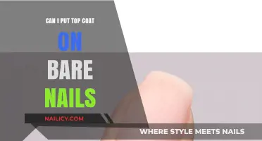 Nail Care Essentials: Top Coat Application on Bare Nails Explained