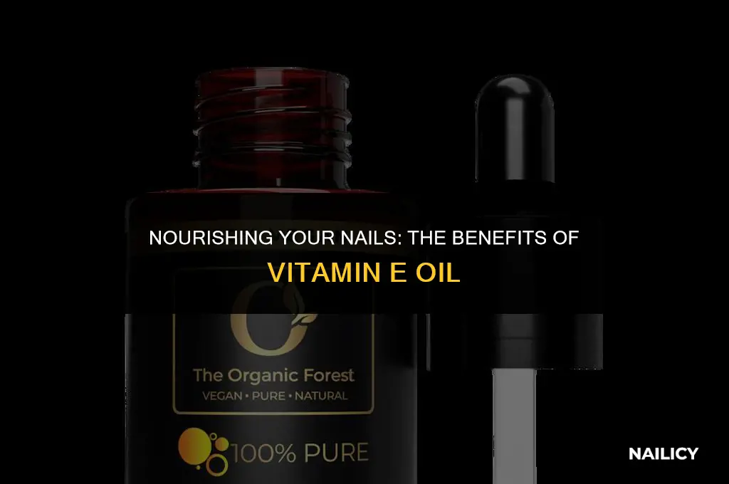 can i put vitamin e oil on my nails