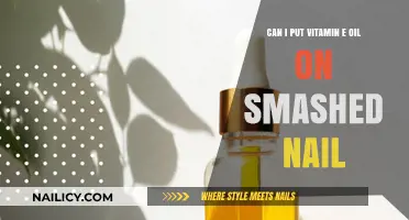 Nourishing Healing: Vitamin E Oil for Soothing Smashed Nails