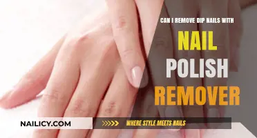 Dip Nails: Removing with Polish Remover?
