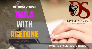 How to Remove Polygel Nails with Acetone