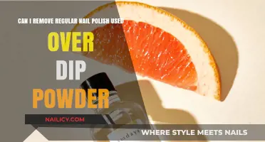 Dip Powder Nails: Removing Regular Nail Polish