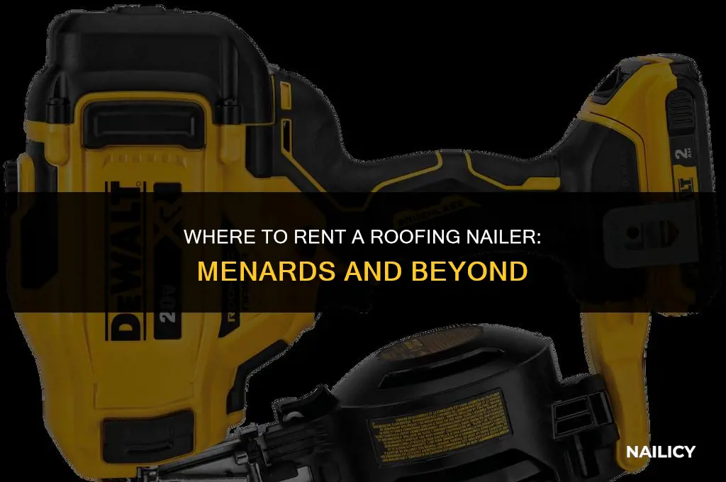 can i rent a roofing nailer at mendards