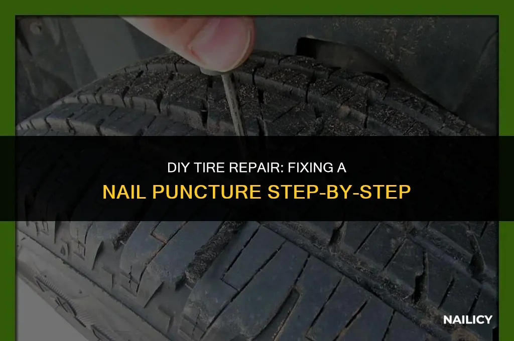 can i repair a nail in my tire