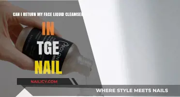 Can I Return My Face Liquid Cleanser to the Store?
