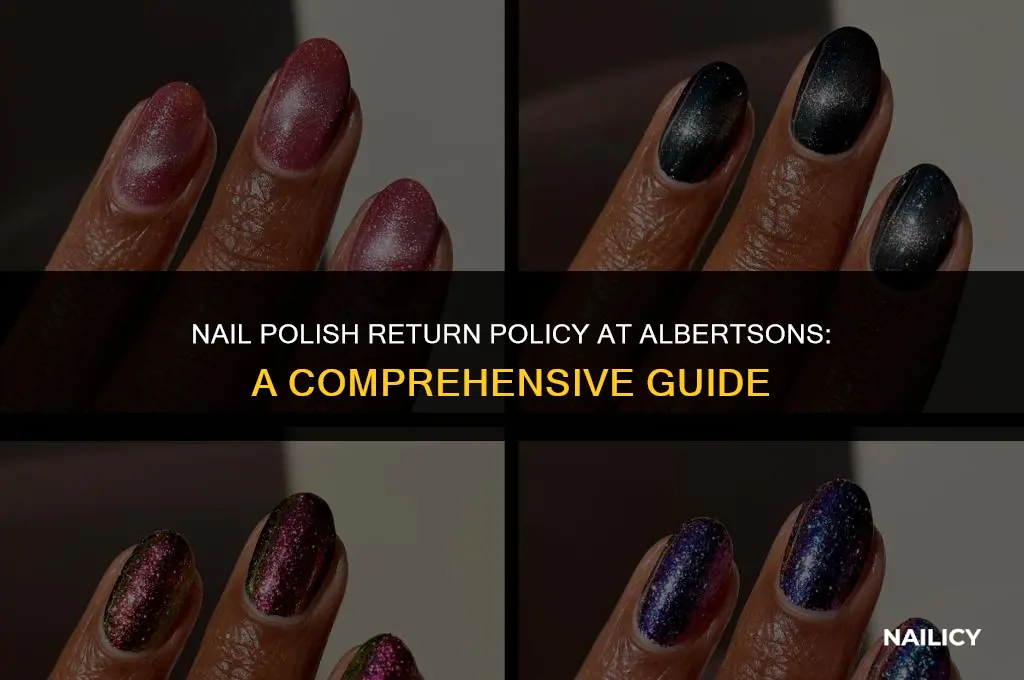 can i return nail color to albertsons