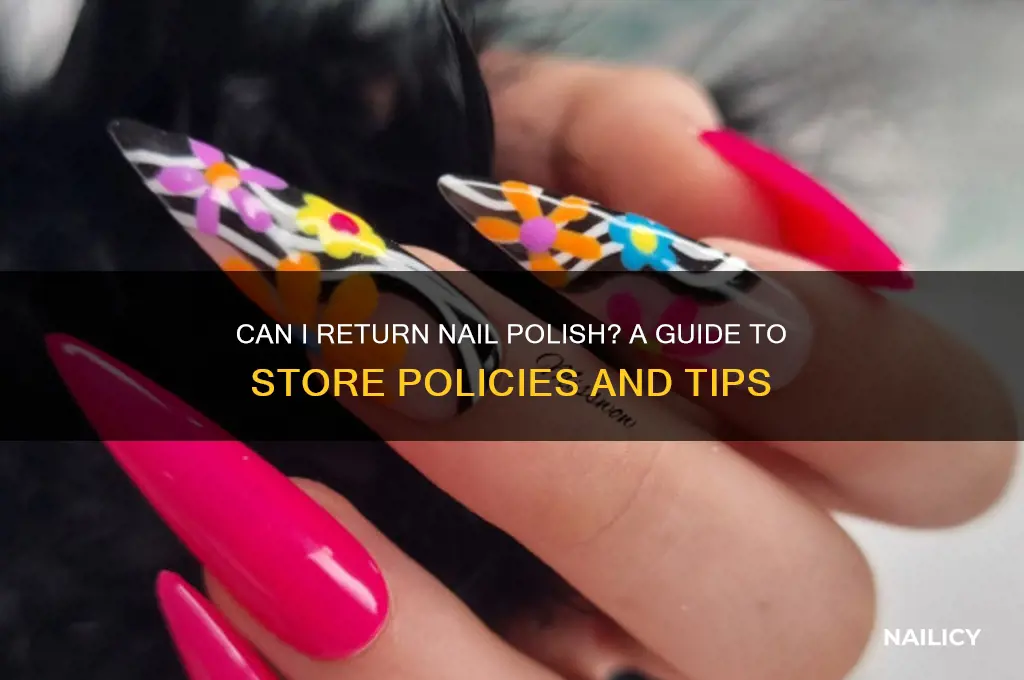 can i return nail polish