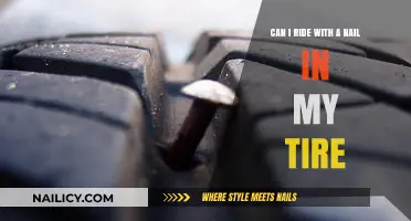 Riding with a Nail in Your Tire: What You Need to Know