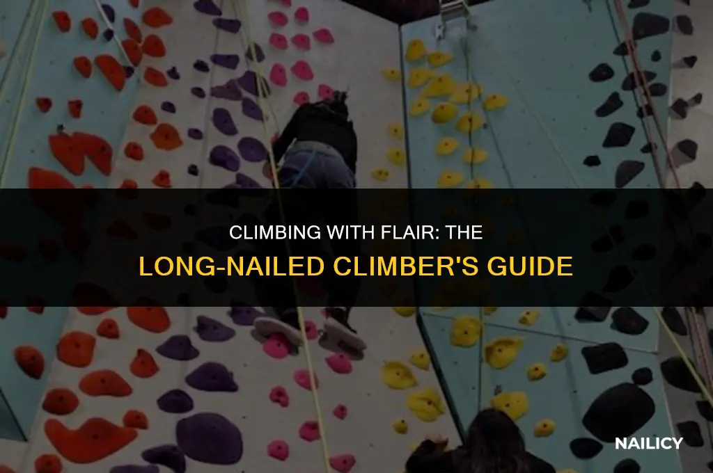 can i rock climb with long nails