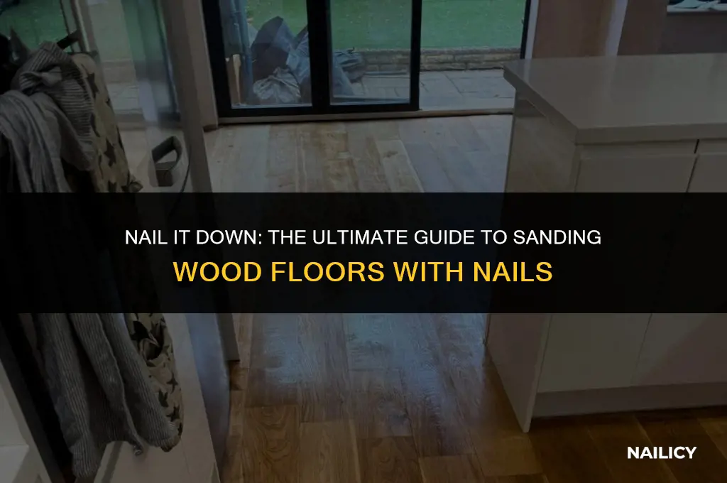 can i sand a wood floor with nails in it