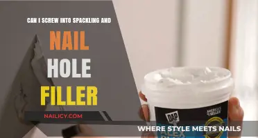 Patching Perfection: Screws, Spackling, and Nail Hole Filler