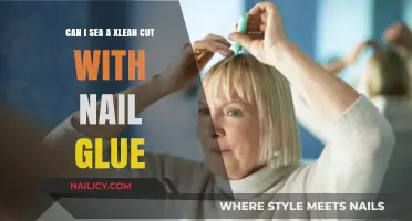 Sculpting a Sleek Cut with Nail Glue: A DIY Guide