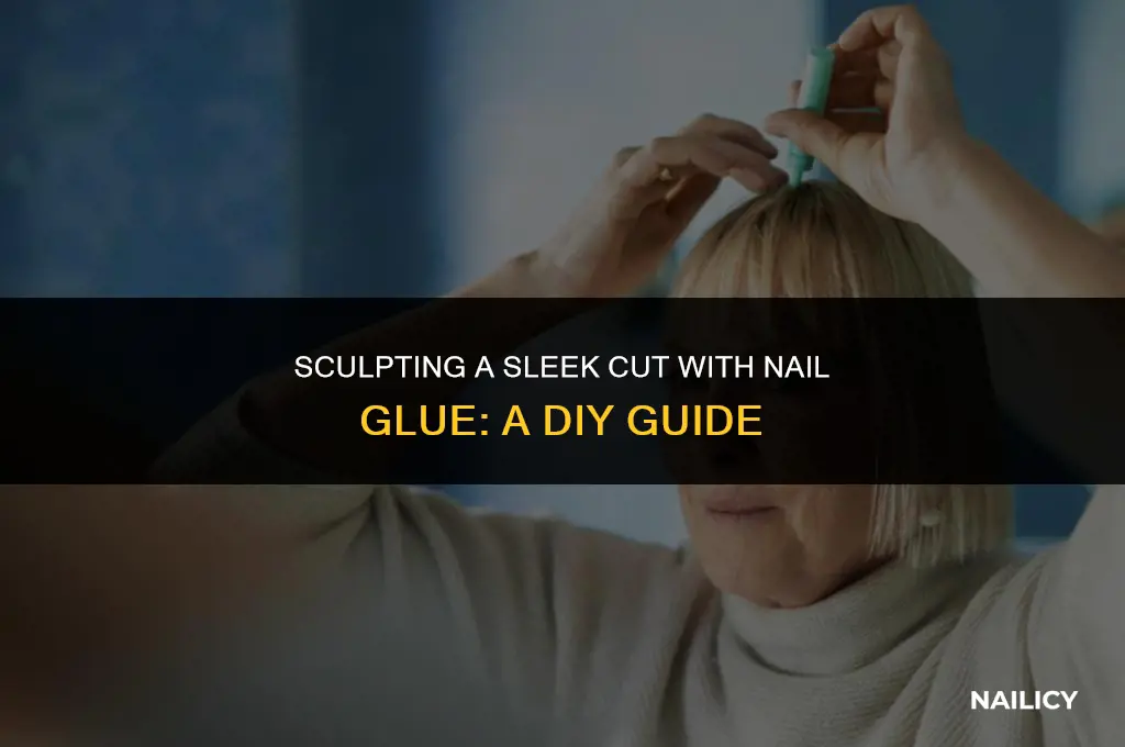 can i sea a xlean cut with nail glue