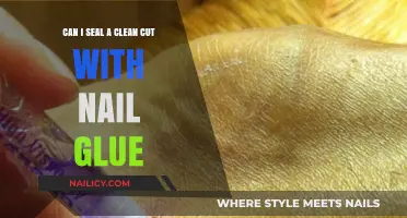 Sealing the Deal: Can Nail Glue Mend a Clean Cut?
