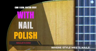 Repairing Guitar Dents: Nail Polish Sealant Solution Explained