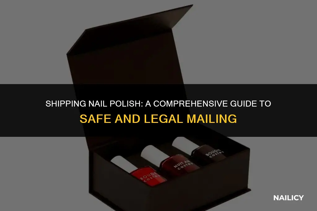 can i send nail polish in the mail