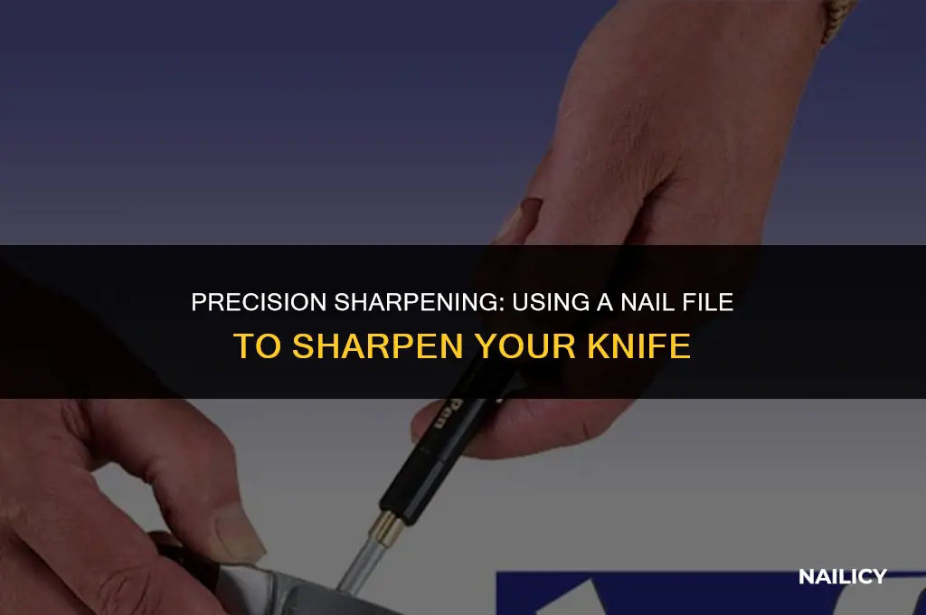 can i sharpen a knife with a nail file