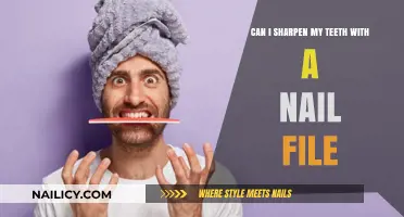 DIY Dental Care: The Truth About Sharpening Teeth with a Nail File