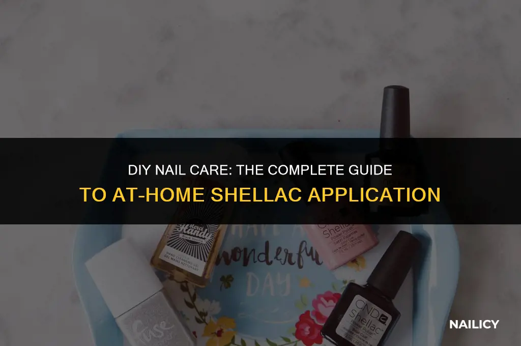 can i shellac my nails at home