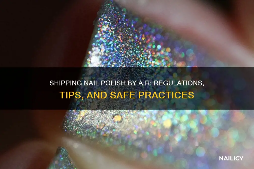 can i ship nail polish by air